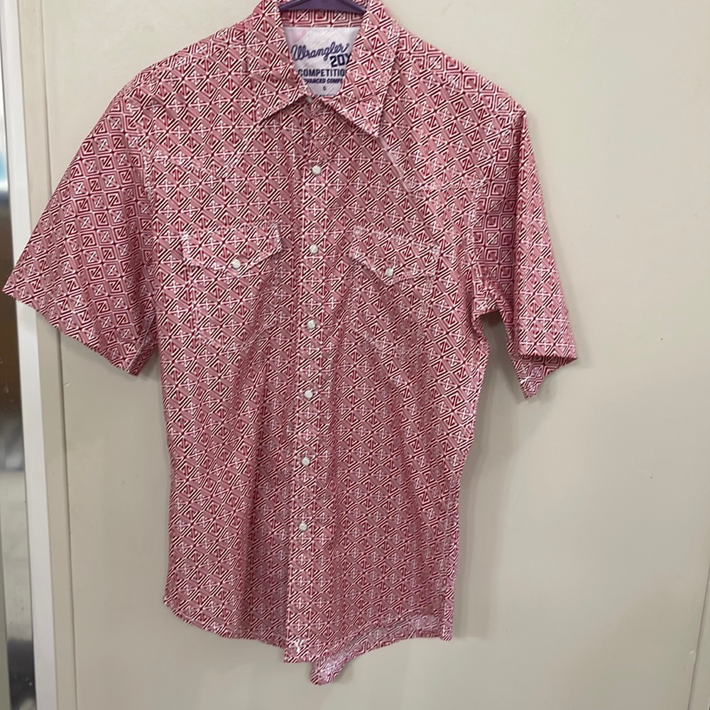Wrangler pearl snap short sleeve